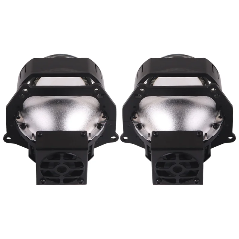 Sanvi high-quality A3 Square 12V 6000K LED Projector Lens New Arrival 51-55W Car Lighting for Front Lamp Low and High Beam