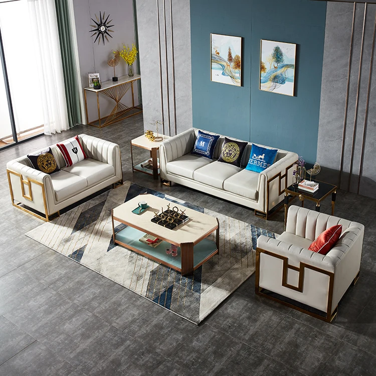 
Living room modern design Section Sofa furniture leather sofa 