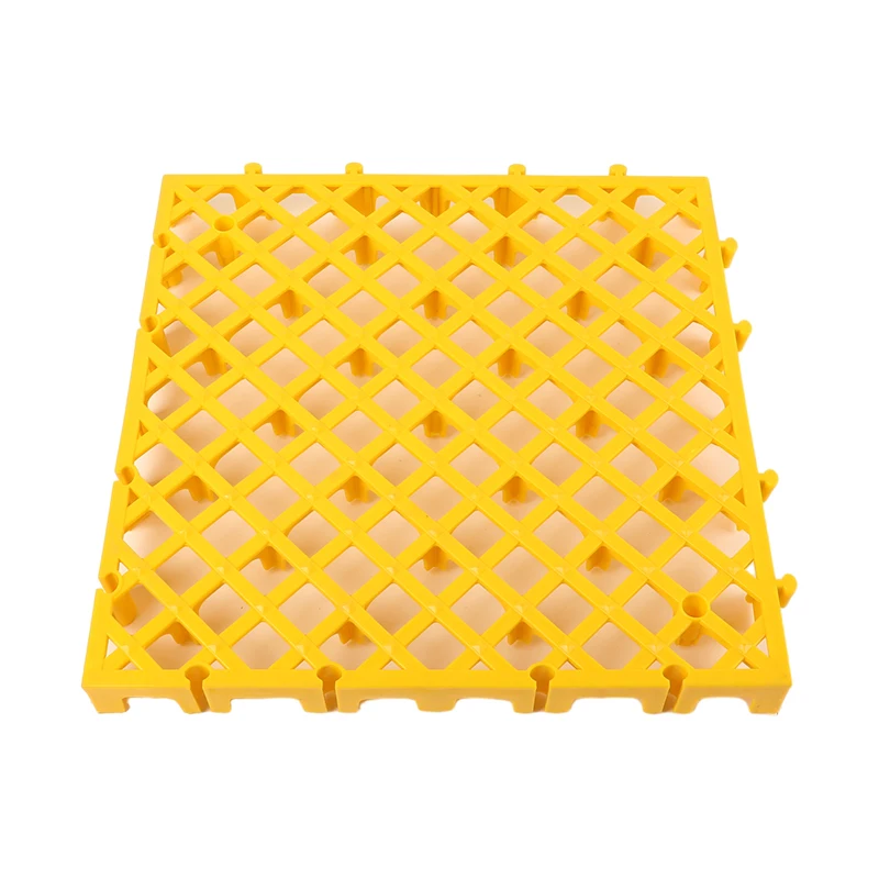 Thickened PP splicing drainage grille floor mat for car beauty plastic flooring