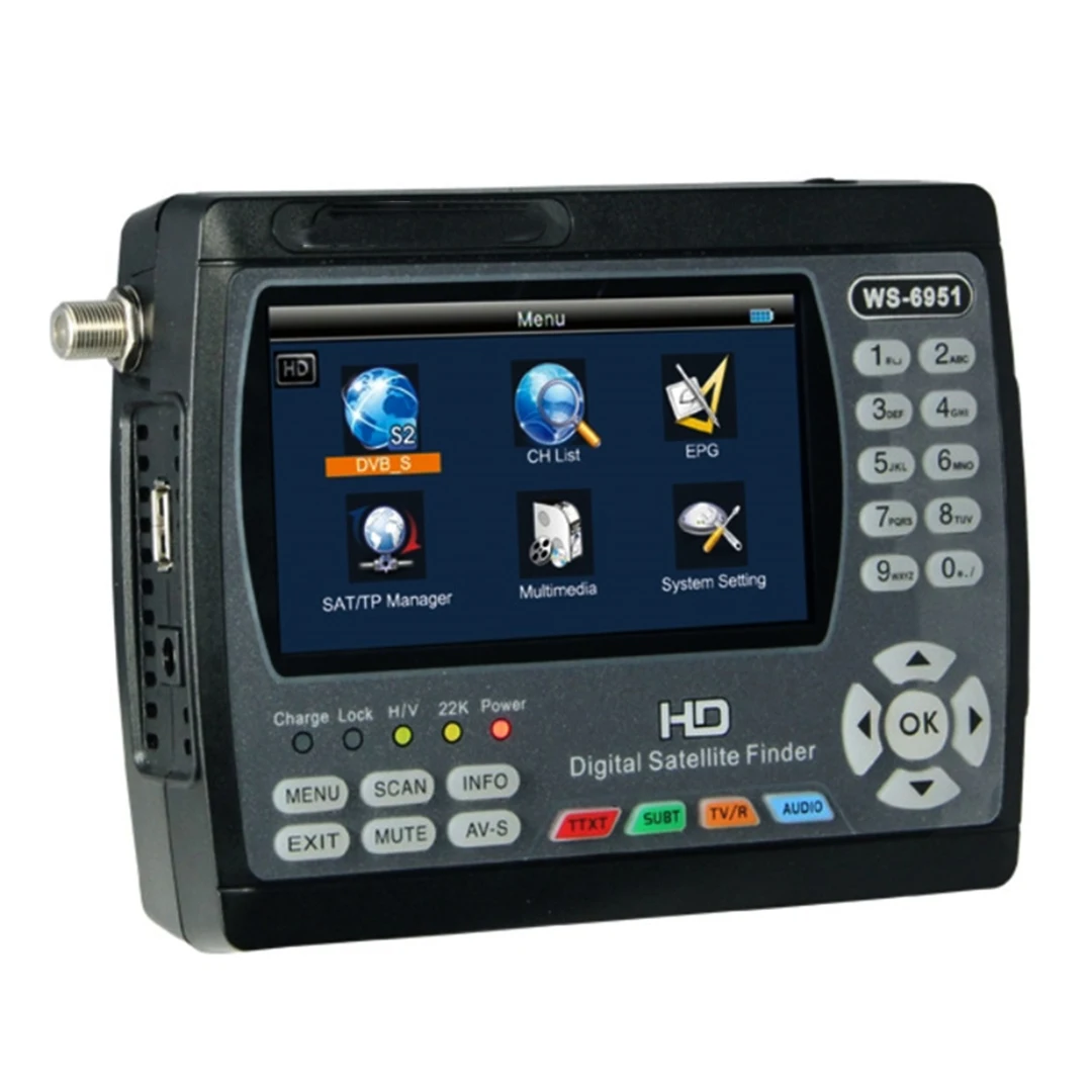 Factory Price Original WS-6951 DVB-S2 HD satellite signal finder meter tv
