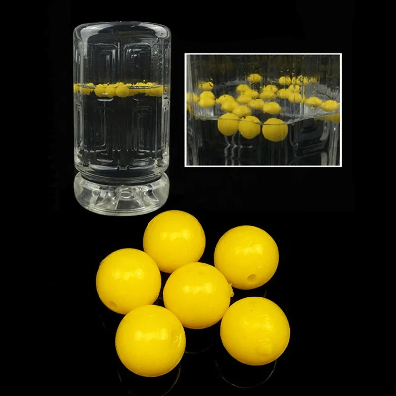 30pcs/bag High Quality Floating and Sinking Lure Beads Carp Fishing Pop up Artificial Baits Popup Balls