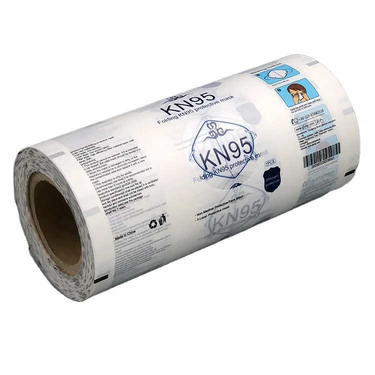 Customize logo printing  soap film flow pack opp film roll plastic laminating film rolls seal packaging bopp cpp material