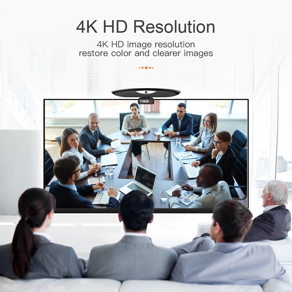 Topleo T95 C1 восьмиядерная веб-камера full hd Конференц-камера 4k для видеоконференций android ТВ-приставка с камерой и микрофоном