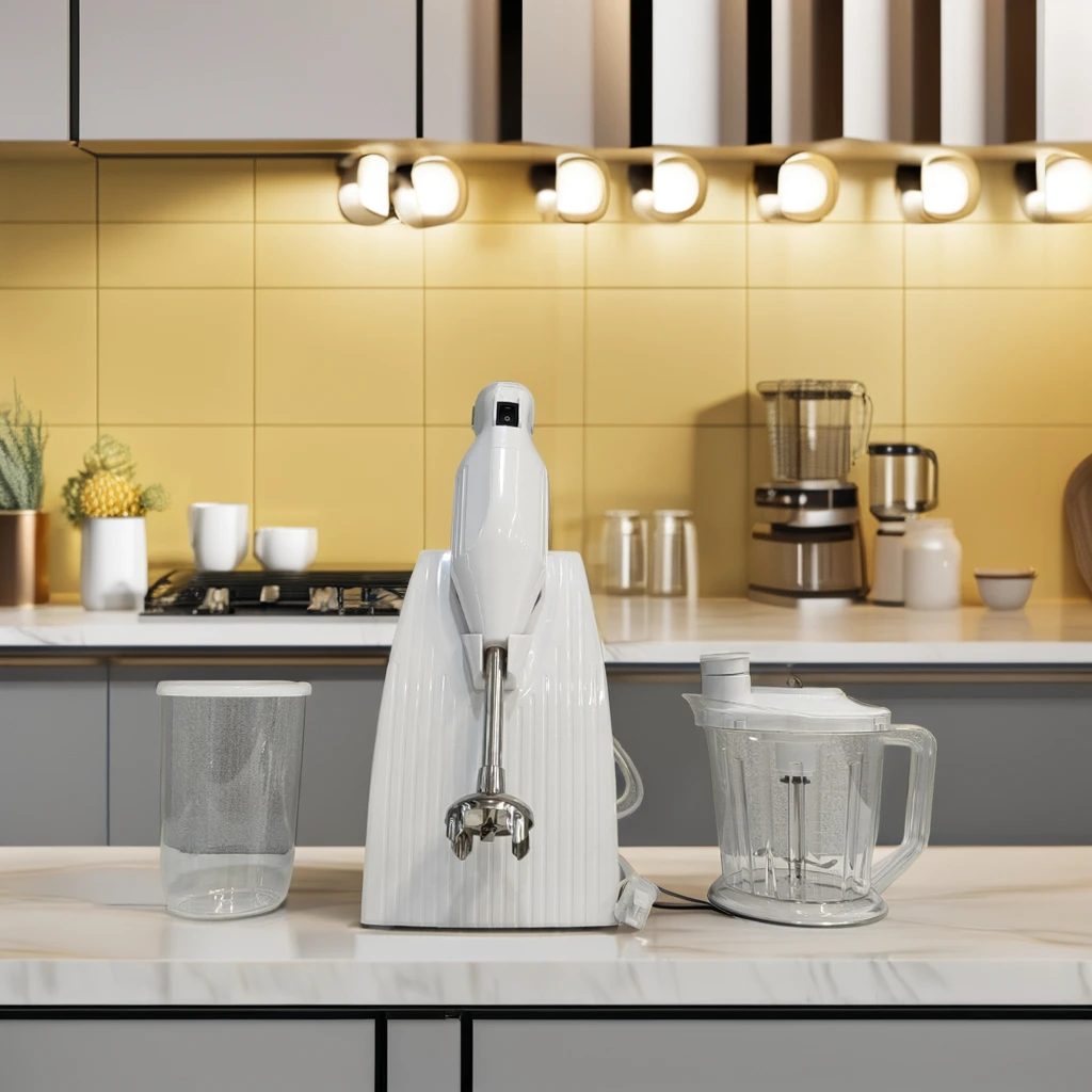 WizHaus mix bar Hand held blender Electric Immersion Blender Handheld Food Mixer and Egg Beater hand blender body ac motor power