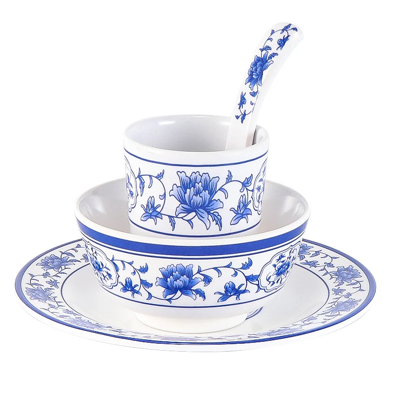 Custom luxury plates sets dinnerware china melamine dinnerware set tableware for restaurants juego de platos para casa