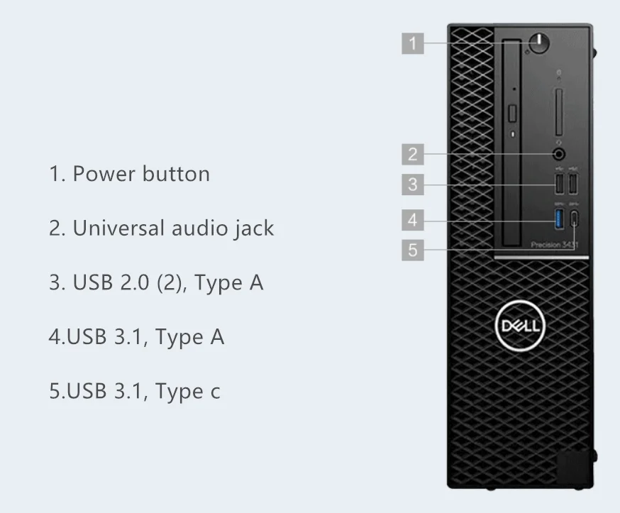  Полностью новая точная рабочая станция Dell T3431 настольная