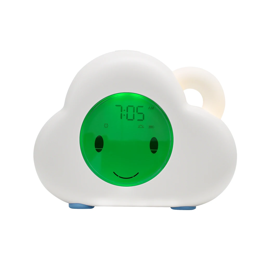 New model  Training Night Light kids sleep trainer portable Rechargeable Moon wake up alarm clock