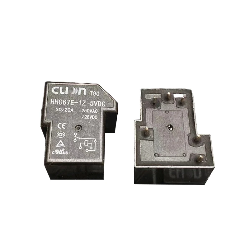 HHC67E-1Z-5VDC 6-pin T90 relay 30/20A HF165FD