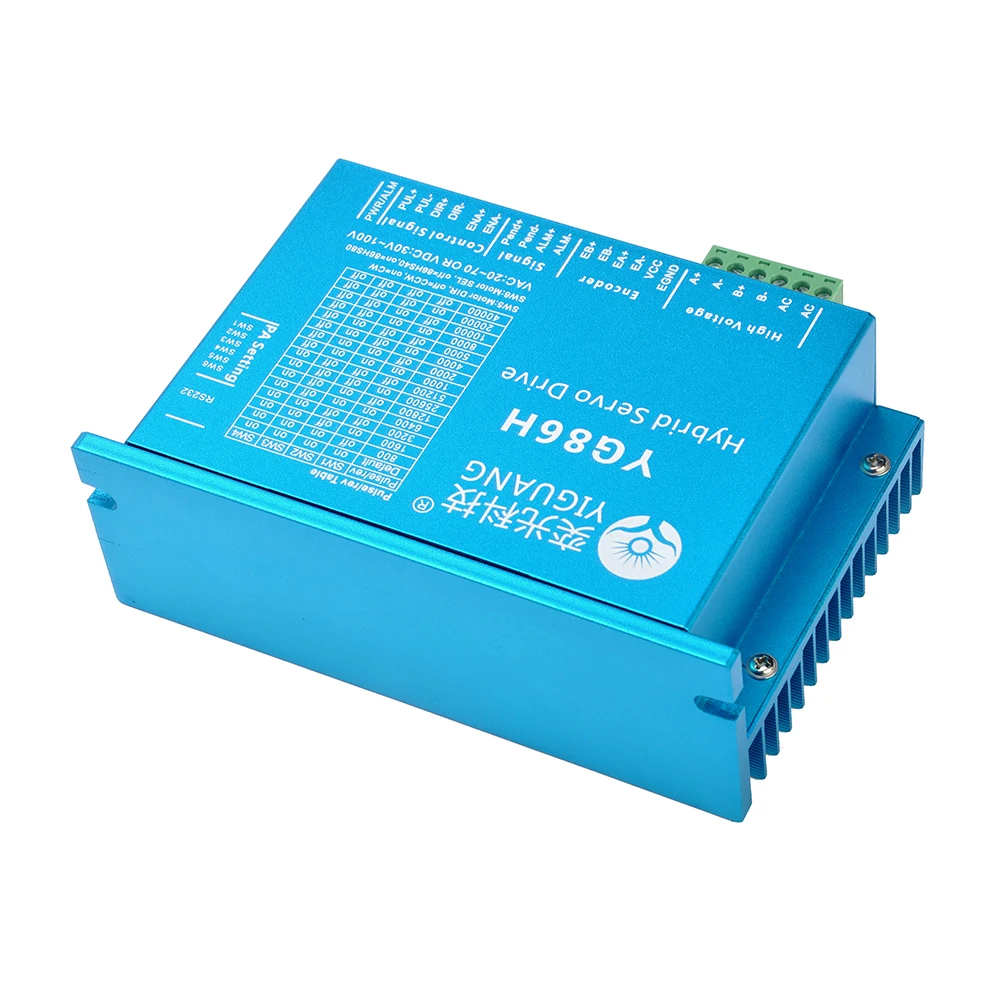 High quality hybrid servo driver YG86H/HBS86H Vac18v-80v NEMA34 motor controller