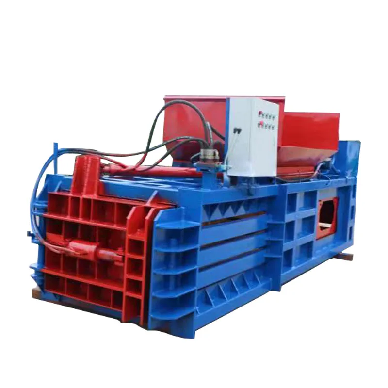 Professional Horizontal Cardboard Compactor Stainless Steel Baler Machine Hydraulic Press Baler Machine Straw Baler Compress