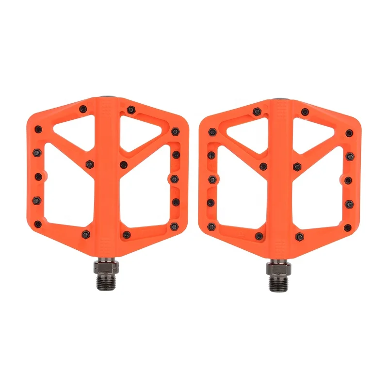Guaranteed Colorful Light Weight Pedal MTB BMX Foading Bike Parts Cycling Axle CNC Nylon plastic Bicycle Pedal