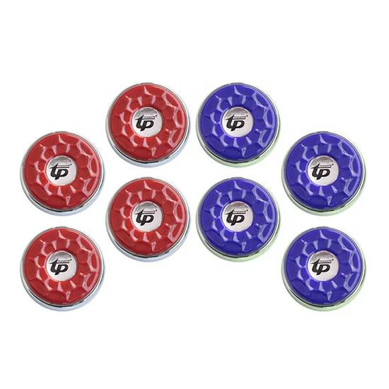 Professional Shuffleboard table accessories Dia 53mm shuffleboard pucks with logo metal steel  TSP-2153