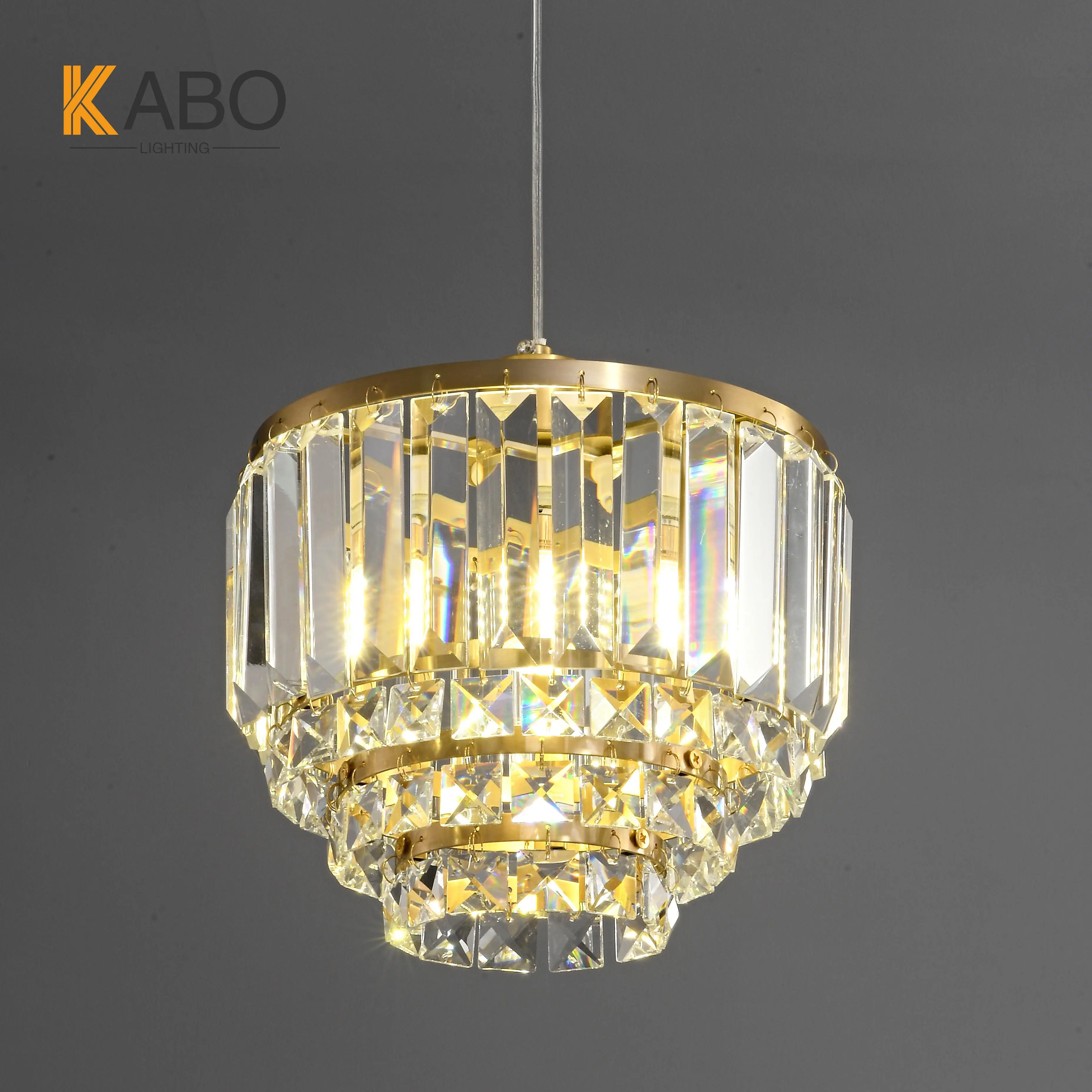 Современная Роскошная гостиничная подвесная люстра из латуни