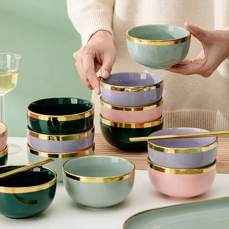 Wholesale Purple Plate Set Dinnerware Set Plates Sets Dinnerware Ceramic