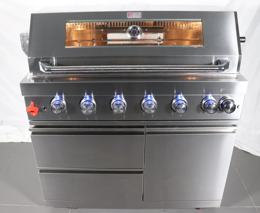 Free-Welding BBQ Grill Modern Stainless Steel Outdoor Kitchen Cabinets