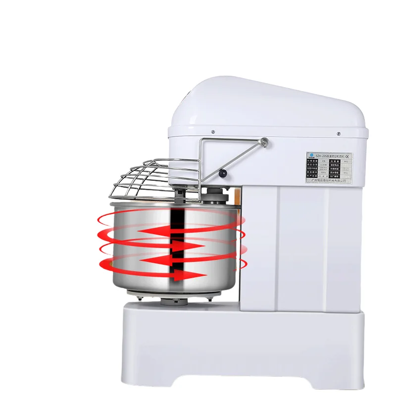 Hot Sales Bakery Baking Equipment Commercial Dough Kneader Double Speed Spiral Dough Mixer, Flour Mixing Machine