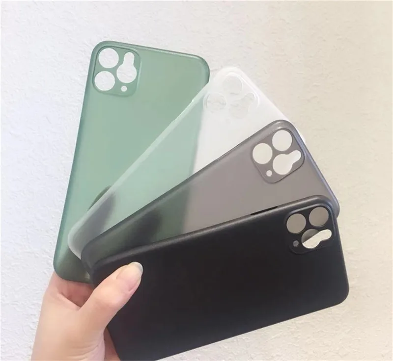 Новинка 2020 Ультратонкий чехол для сотового телефона iPhone защитная крышка объектива матовый прозрачный мягкий из полипропилена 12