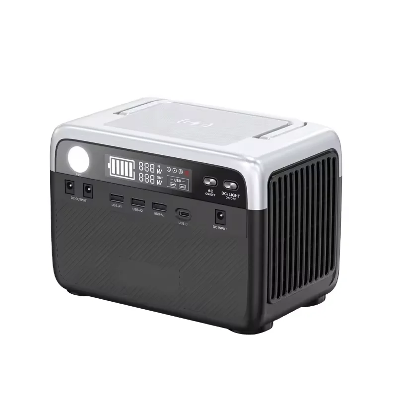 Banqcn  portable power station case flashfish power station for camping 300w with 230wh three USB-A with mppt solar panel