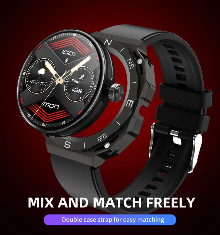 Vogue SKMEI S244 case Interchangeable Watch Set Fashion Male Wrist Smart Watch for Sport Connected Phone