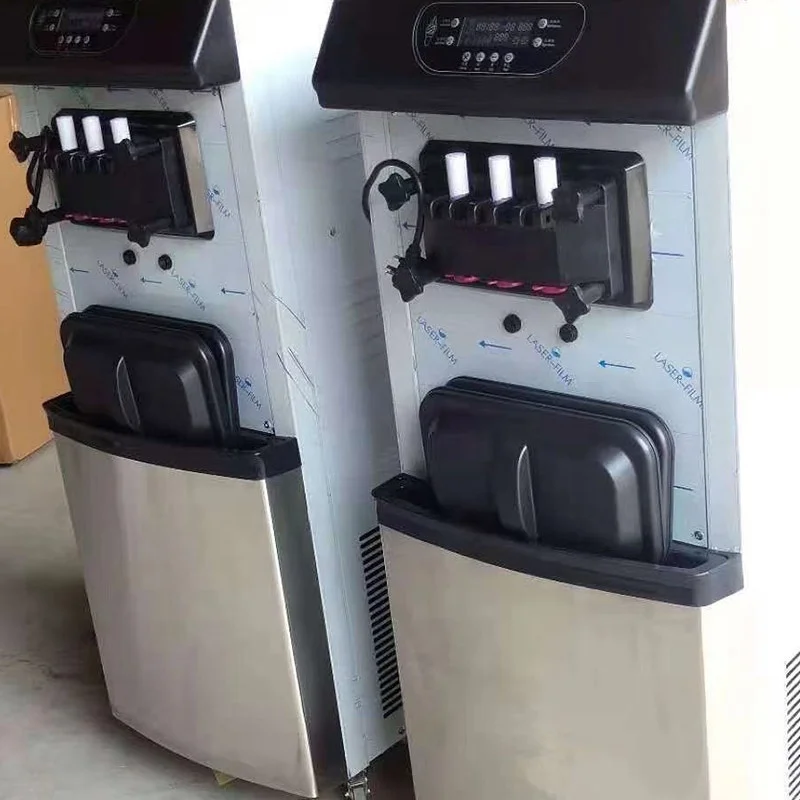 Brazil Five Flavor Air Pump Water Fruit Fresh Frozen Soft Ice Cream Machine in Pakistan