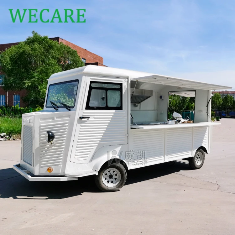 WECARE тележка для хот-догов магазин закусок автомобиль уличный мобильный электрический пиццы кофе фаст-фуд грузовик с колесами продажи