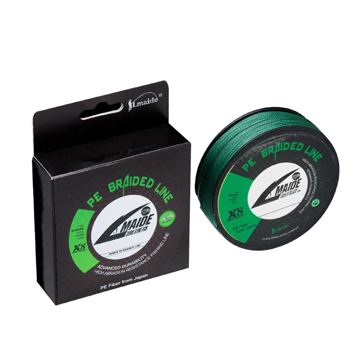 Wholesale 150m 300m 500m 1000m PE Super Strong 8-Strand Braided Fishing Line