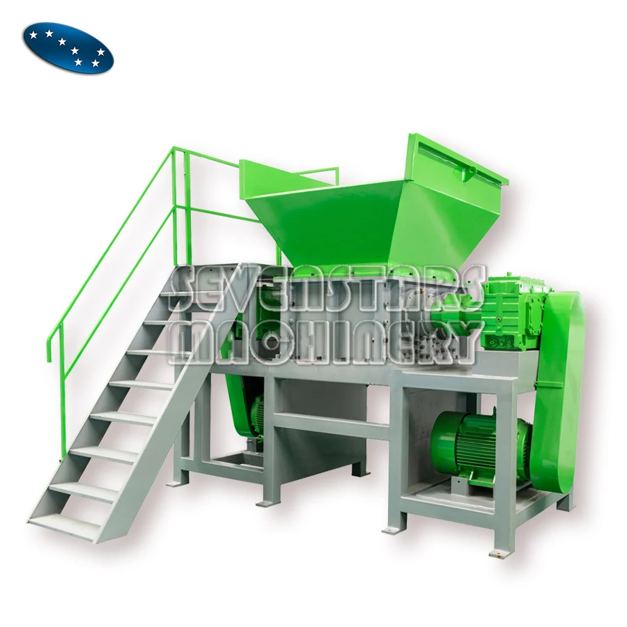 High productivity PP PE films and jumbo bag shredder shredding machine plastic