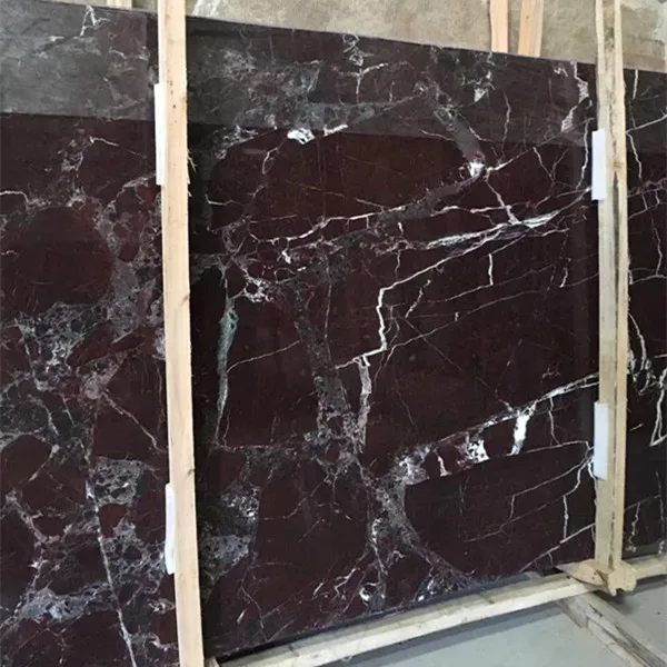 Lilac dark purple marble stone rosso lepanto purple marble countertop