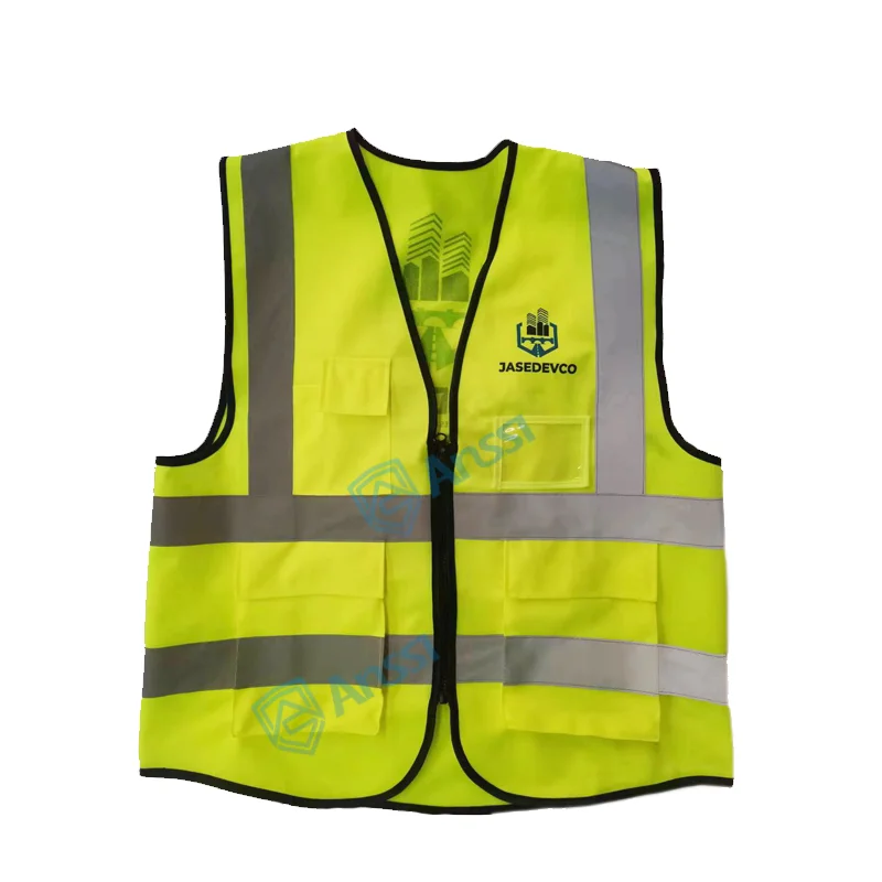 Security Jacket Construction High Visibility Work Reflective Clothing Signal Safety Equipment Reflective Vest