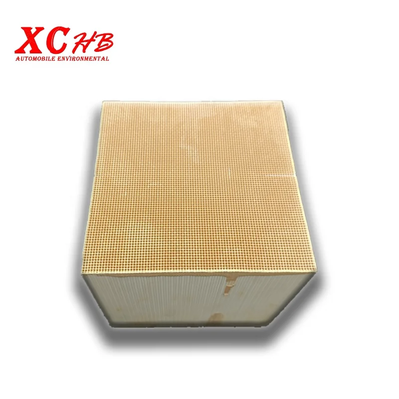 Fe-SCR Selective Catalytic Reduction Unit for Biogas Generator Set NOx filter Square ceramic carrier  can be customized