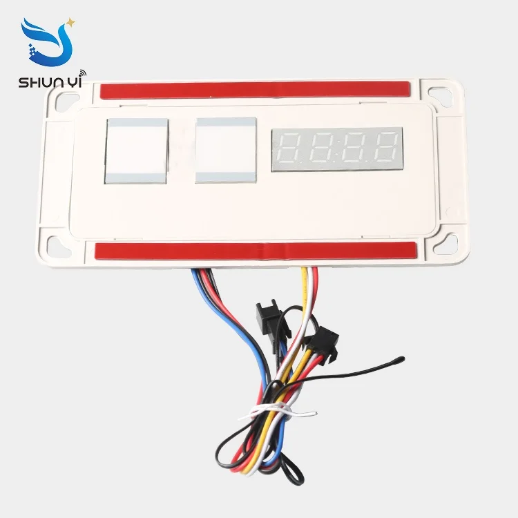 Double touch button sensor capacitive touch switch 5A touch sensor light switch with digit clock and temperature display