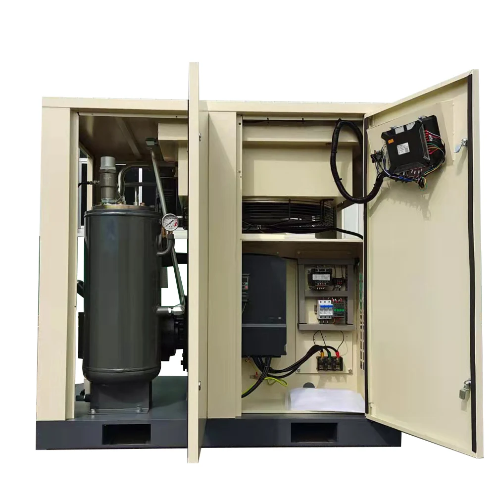 12bar 22KW 30HP IP54 2.9m3/min power frequency wholesale air compressor rotary screw compressor for Sandblasting
