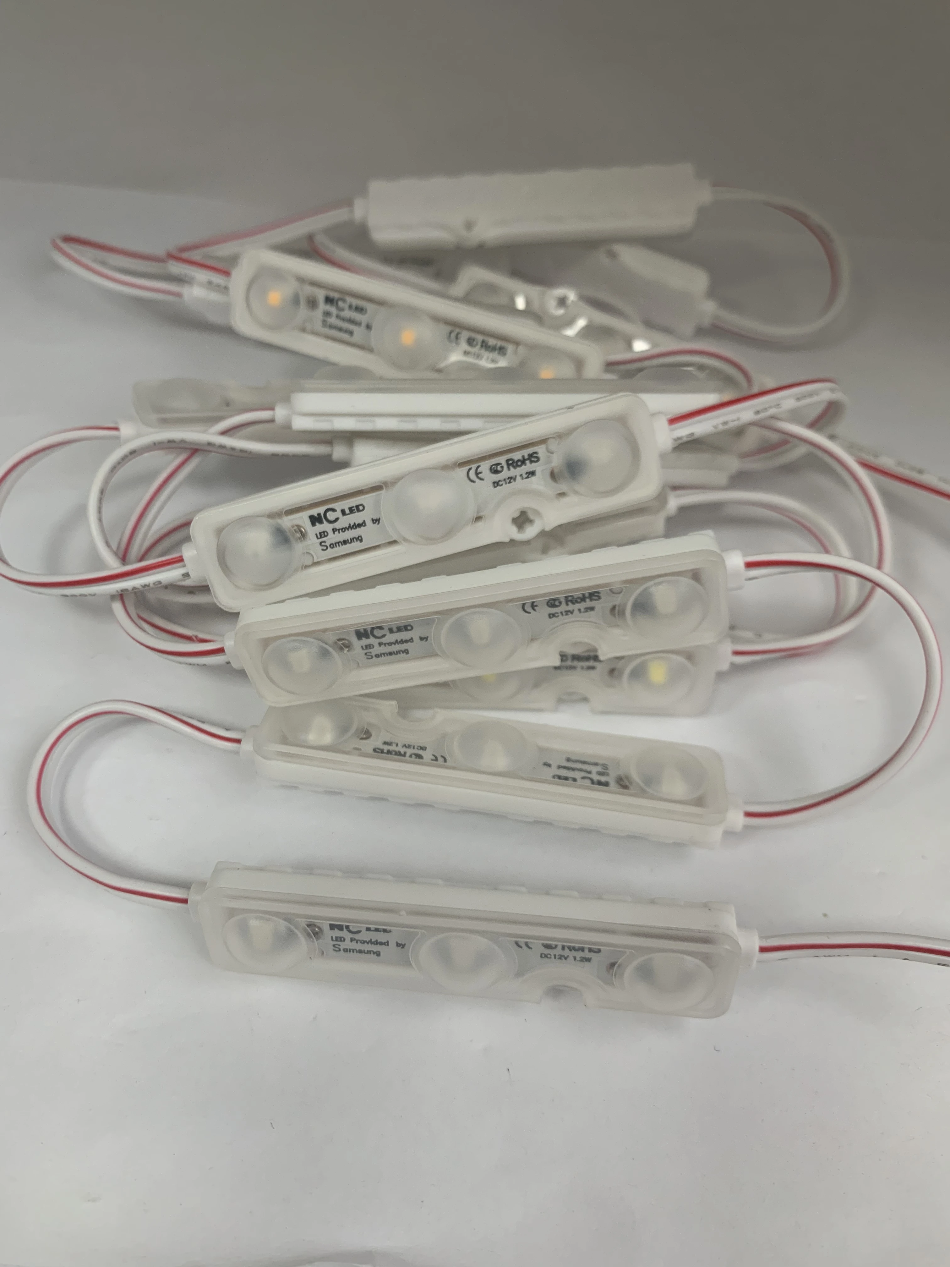 Ultrasonic Injection molding smd 5730 IP68 signage korea backlight lens led signage module 1.2w  LED Advertising Lights