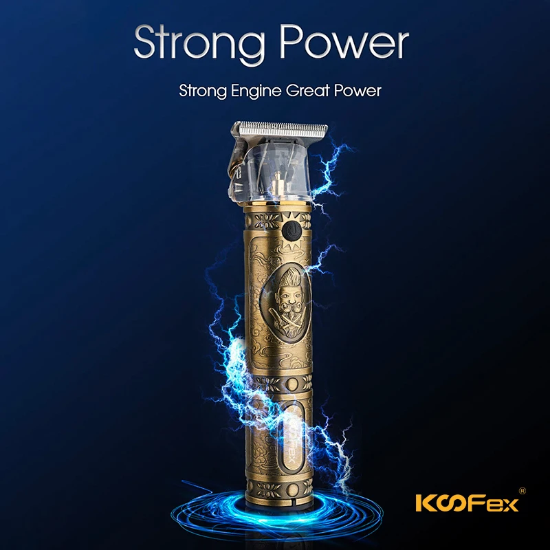  Лидер продаж KF-700 резьба гравировальный станок USB зарядка Профессиональный 0-для стрижки волос триммер