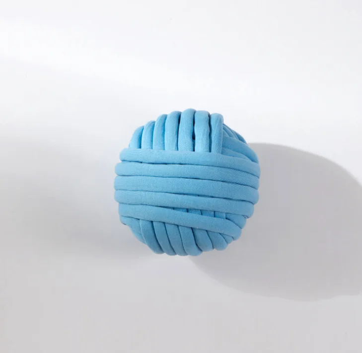 Bojay Wholesale Quality Custom Soft Hand Arm Knitting Giant Tube Yarn For Blankets Chunky Cotton Yarn