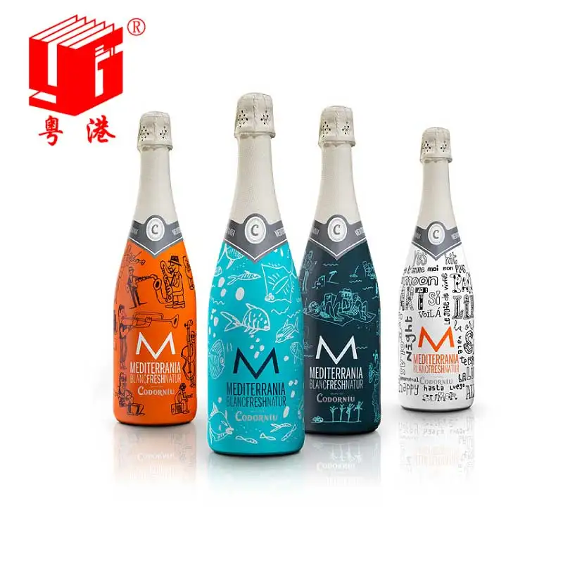 Wrap sleeve labels waterproof shrink packaging flexographic sleeve