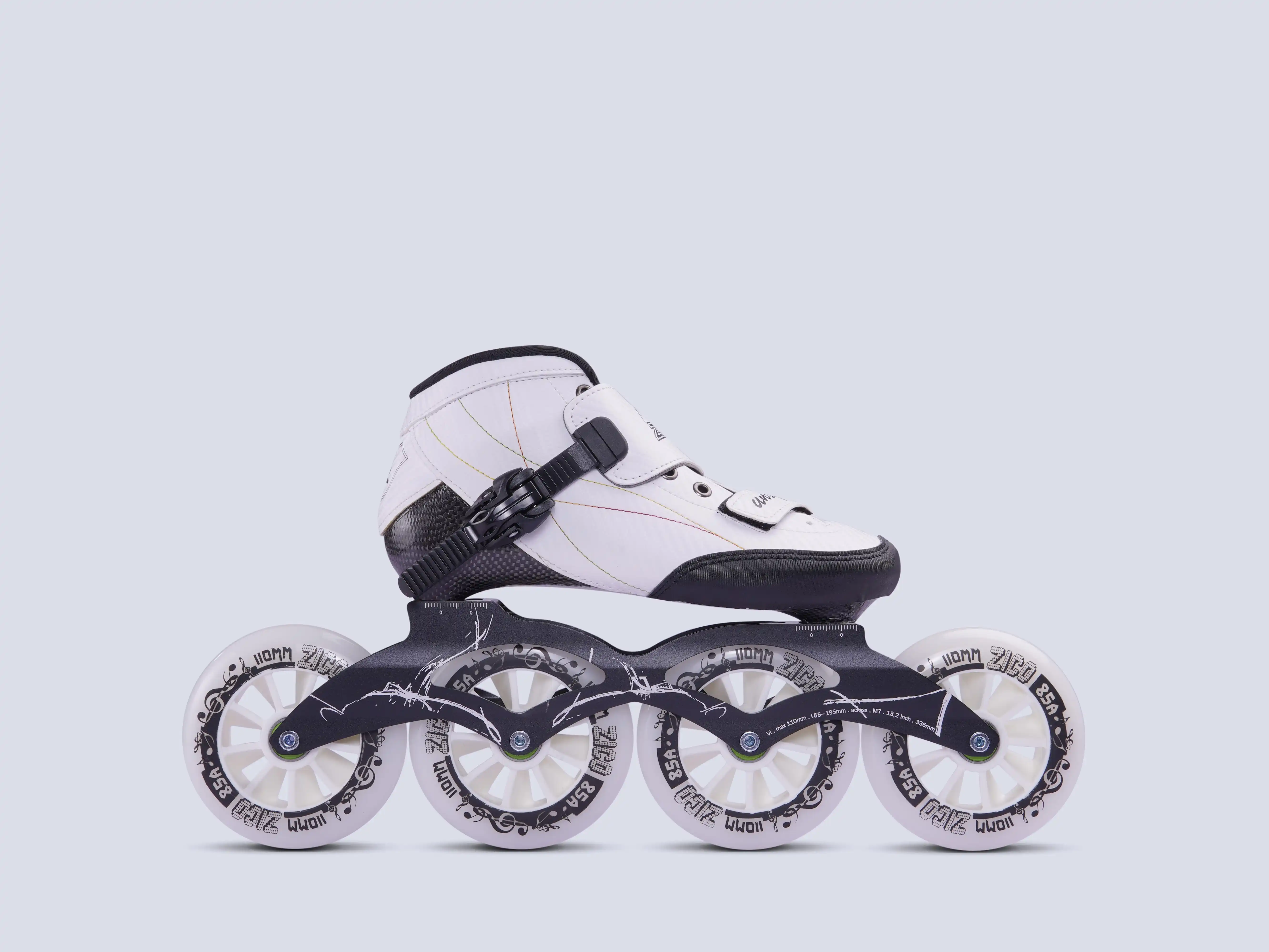 Carbon fiber 4 wheels speed skates inline professional