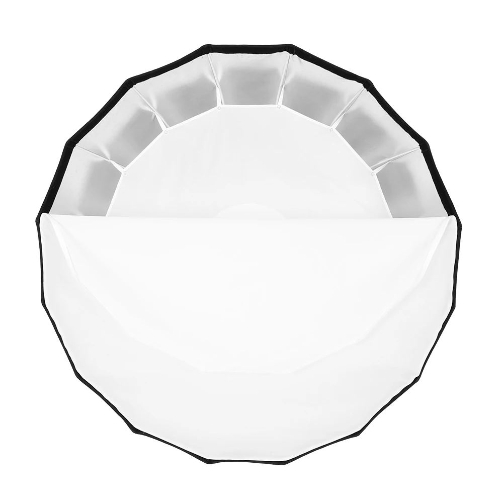 Godox Portable P90L 90CM Deep Parabolic Honeycomb Grid Softbox Bowens Mount Studio Flash Reflector Photo Studio Softbox