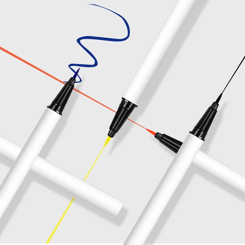 Factory Wholesale Custom Logo White Long Wear Waterproof Eyeliner Vegan Matte Liquid Private Label Eyeliner Pen