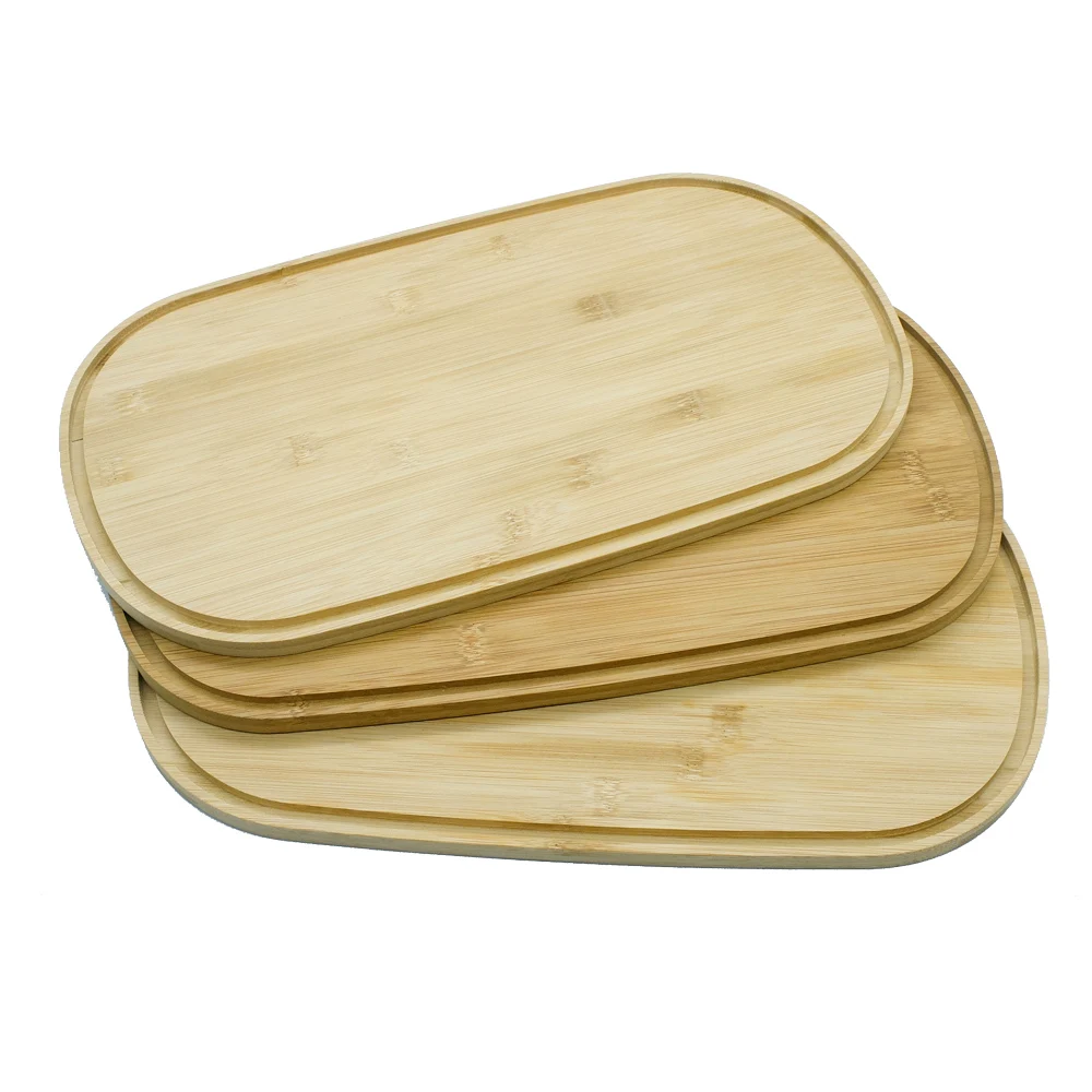 Whole sale China Import Lumber Smart Christmas Present Large Long Blank Raw Wood Carbonization Bamboo Bar Cheese Cutting Board