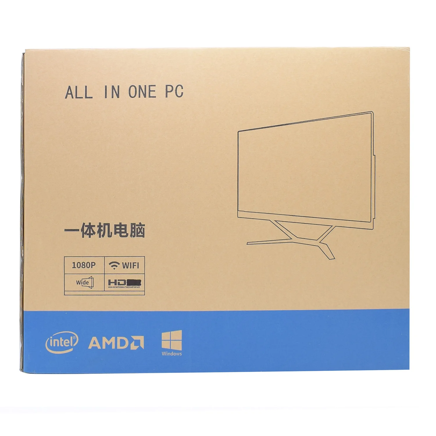  HYSTOU All in One PC Quad Core i7 10510U Resolution 1920*1080 Desktop Computer