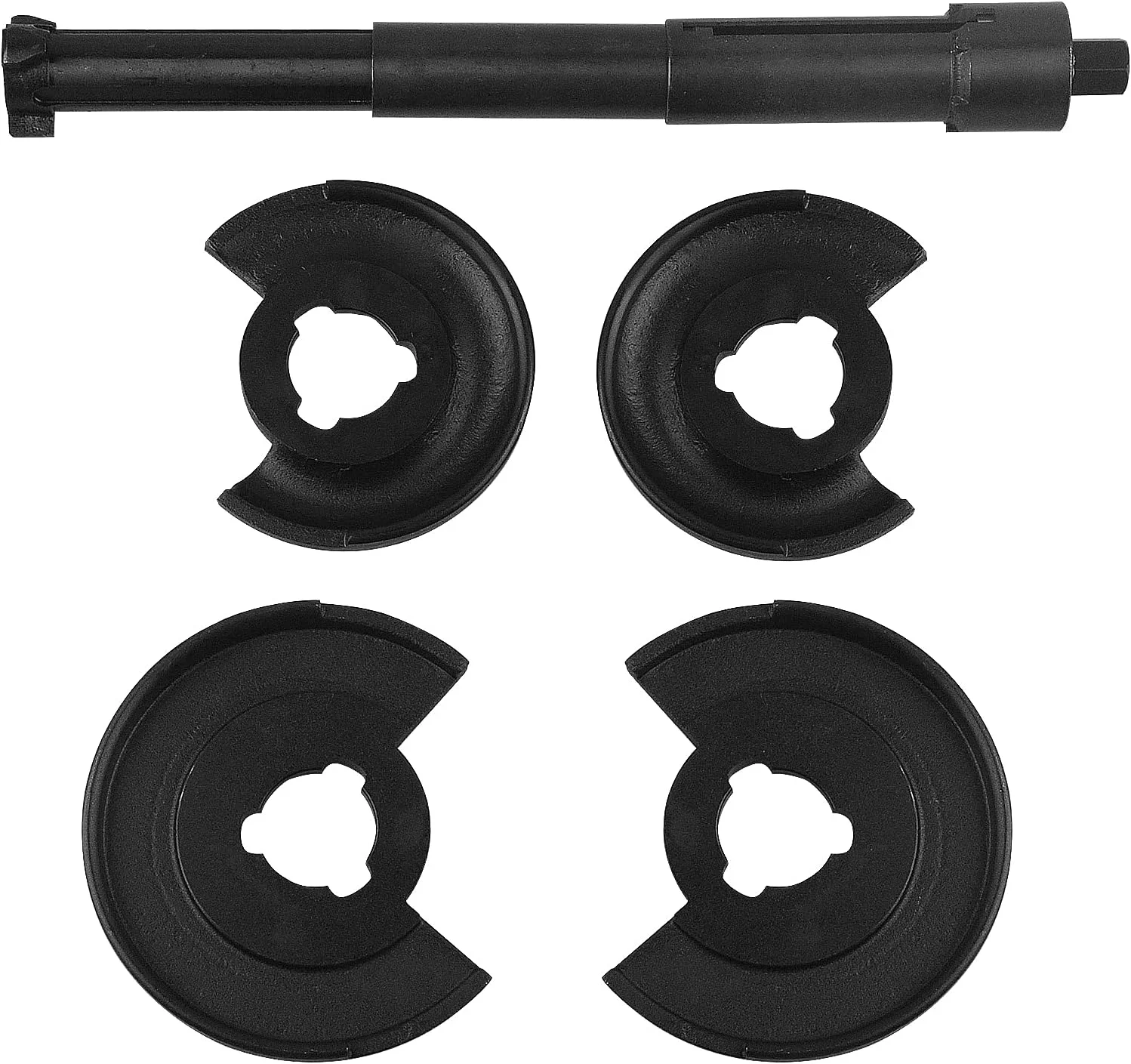 5pcs Coil Spring Compressor Telescopic Repair Tool Kit For Mercedes Springs Tensioner W201 W203 W124 W126