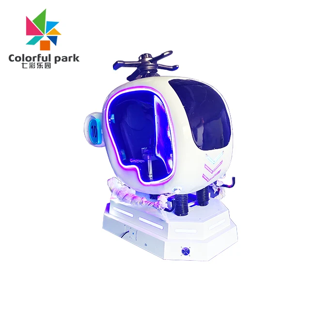 Hot Sale Flight VR Simulator, Cockpit, Airplane, Coin Operation, Game Machine, Virtual Reality Simulator, Flying VR Helicopter