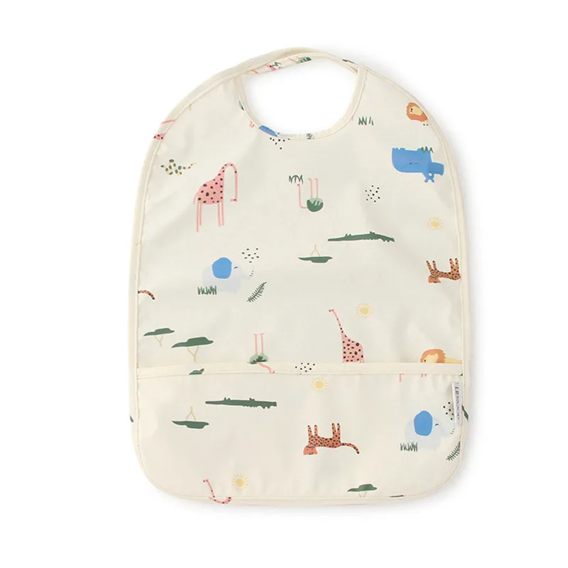 Soft Baby Waterproof Bib 0-3 Year Olds Anti-Dressing Apron Button Closure Eating Saliva Towel OEM Service Available Feeding Use