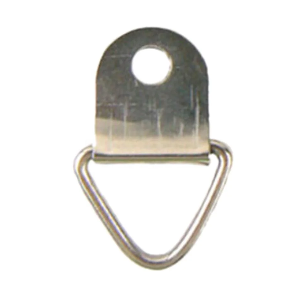 20 PCS Golden Triangle D-ring Hanging Picture Oil Painting Mirror Frame Hooks Hangers