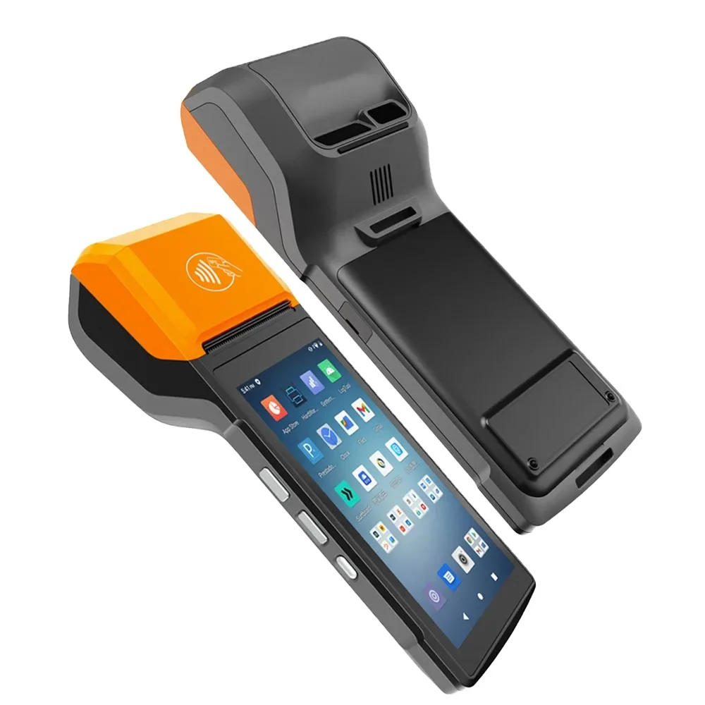 GOODCOM Android 13 портативный мобильный терминал сканер штрих-кодов термопринтер с сенсорным экраном 5 дюймов NFC 4G WiFi GPS