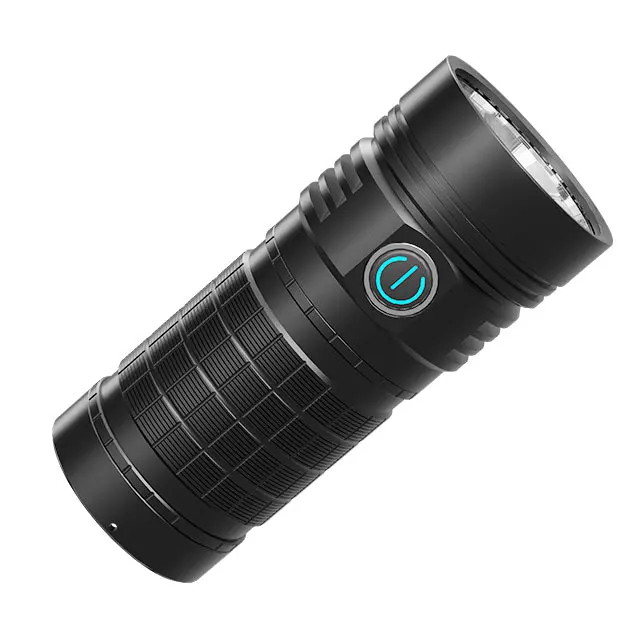 OEM 5000lumen Long Range Torch Light Rechargeable Waterproof Rescue Led Bright Flashlights portable Torchlight