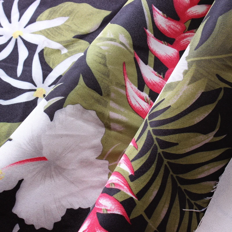 RPET China Wholesale 100% Recycled Polyester Twill Microfiber Peach Skin Recycled Swimwear Fabric Printed For Beach Shorts