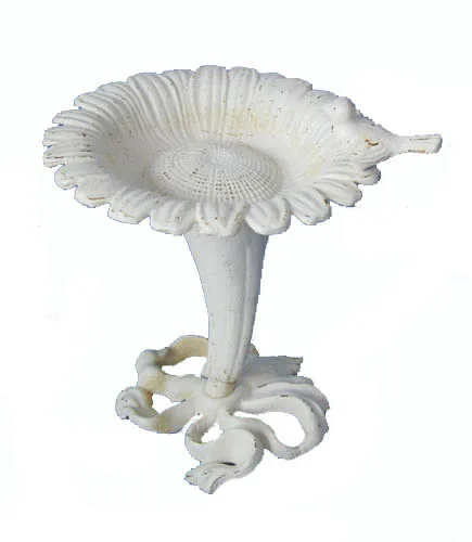 New Listing Antique Cast Iron Bird Feeder Bird Bowl for Outdoor Garden