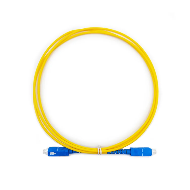 GYFTC8A53 1+5/2.0 G652D 48 CORE SC UPC 5M Simplex Single Mode Fiber Optic Patch Cord SC UPC FTTH Fiber Optic Jumper Cable